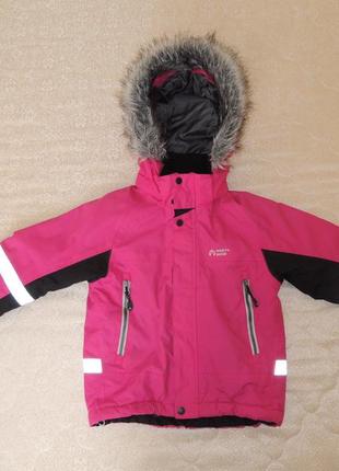 Фирменная скандинавская демисезонная лыжная куртка north bend, p.98-104.1 фото