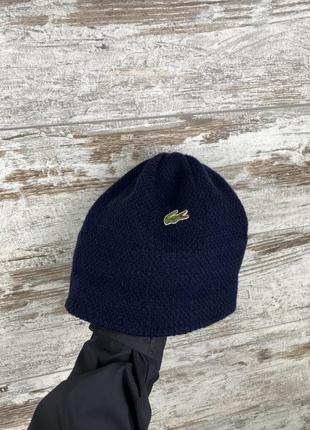 Мужская винтажная шапка lacoste vintage бини6 фото