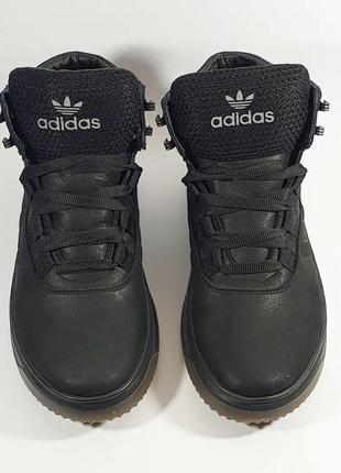 Ботинки мужские adidas posturo design boots winter зимние кожаные7 фото