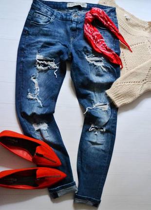 Классные джинсы с рванками denim co5 фото