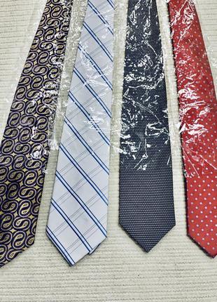 Шикарные 💯 шёлковые мужские галстуки в упаковке crovatta3 фото