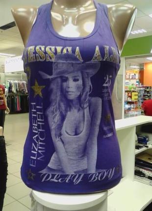 Майка - борцовка.