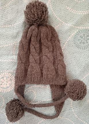 Тепла шапочка, ручна робота