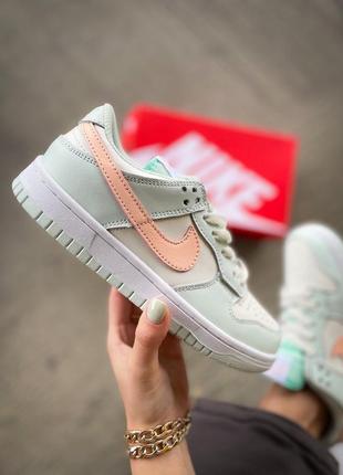 Кросівки nike dunk low barely green7 фото