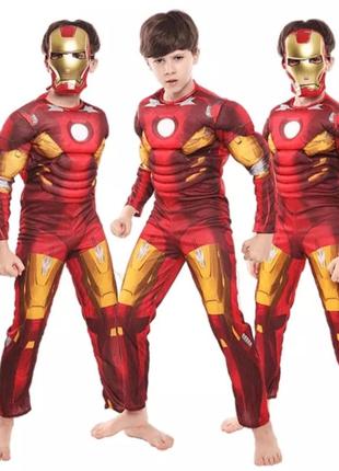 Детский костюм айрен мен, железный человек на 5-6, 7-8, 9-10 лет