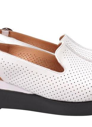 Босоножки женские из натуральной кожи, на платформе, с открытой пятой, цвет белый, mario muzi