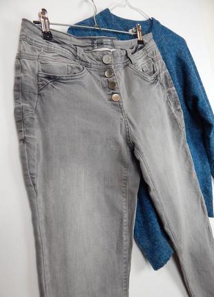 Брендові сірі базові джинси стрейч від cecil2 фото