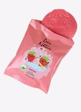 Дитяче мило з полуницею love nature 75гр 40845