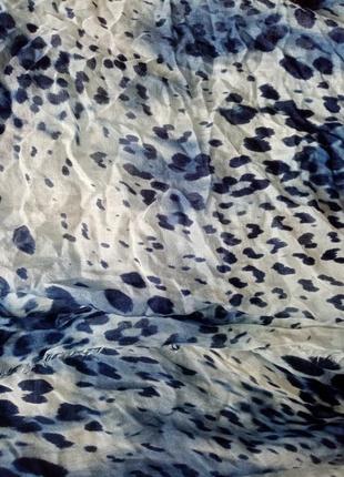 Великий шарф хустина леопардовий принт3 фото