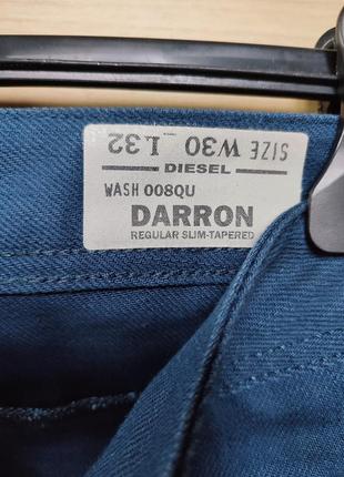 Джинсы дизель diesel 008qu darron regular slim-tapered 📌 30w/32l - наш 46р5 фото