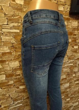 Крутые джинсы от denim,укороченные джинсы бойфренды, высокая посадка,стрейч7 фото