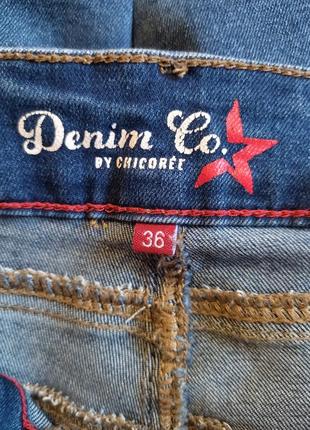 Крутые джинсы от denim,укороченные джинсы бойфренды, высокая посадка,стрейч6 фото