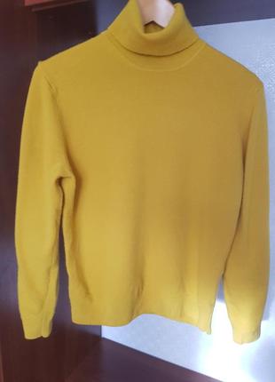 Яркий шерстяной свитер , гольф шерсть2 фото