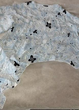 Блузка ассиметричная оверсайз лето