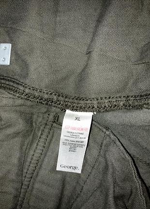 Брюки ж хаки стрейч 4