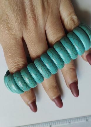 Браслеь з наутурального каменю