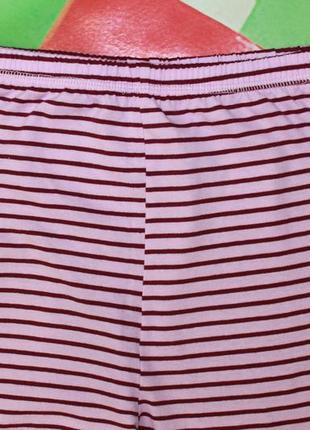Піжама для дівчинки рожева полосата george7 фото
