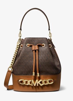 Середня сумка з логотипом devon bucket bag michael kors оригинал