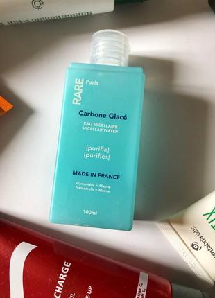 Міцелярна вода rare paris carbone glace purifying micellar water