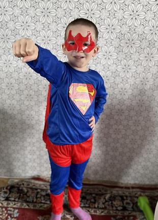 Карнавальний костюм супермен 6 8 років месники marvel1 фото