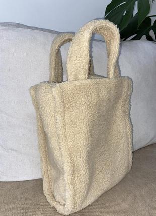 Пухнаста сумочка тедді ❤️італія8 фото