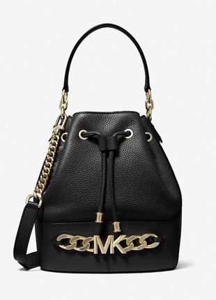 Середня сумка з логотипом devon bucket bag michael kors оригинал1 фото