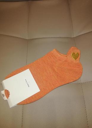 Носки с сердцем, носки с сердцами, носки сердечки3 фото
