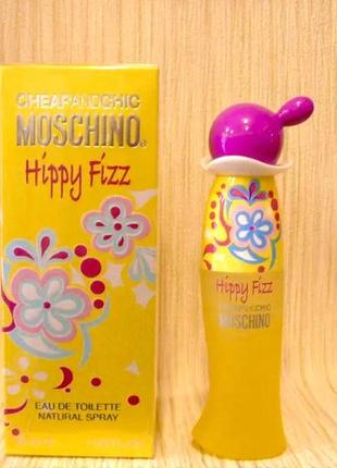 Жіноча парфумована вода moschino cheap and chic hippy fizz (москіно чіп енд чик хіпі фіз) 100 мл