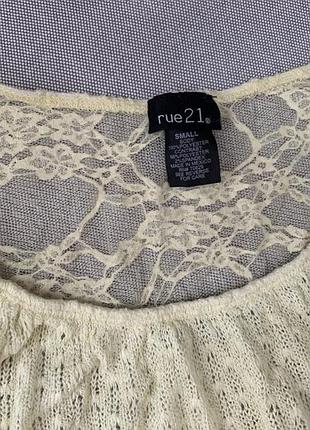 Топ блуза rue21 3