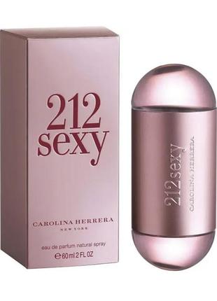 Жіноча парфумована вода carolina herrera 212 sexy (кароліна херрера 212 секси)  60 мл1 фото