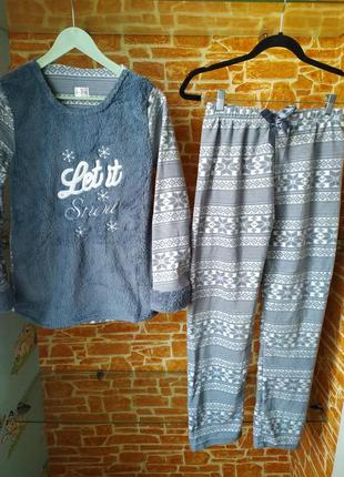 Жіноча піжама   s розмір фліс- махра