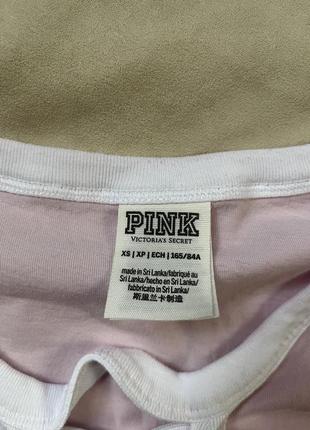 Натуральна ніжно рожева футболка від victorias secret4 фото