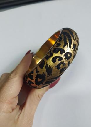 Браслет латунь текстиль