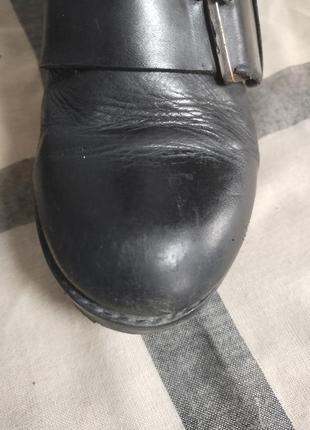 Стильні шкіряні ботинки stradivarius6 фото