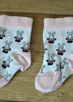 Шкарпетки, носки нові дівчинці lupilu 68-80 см, 6-12 міс.