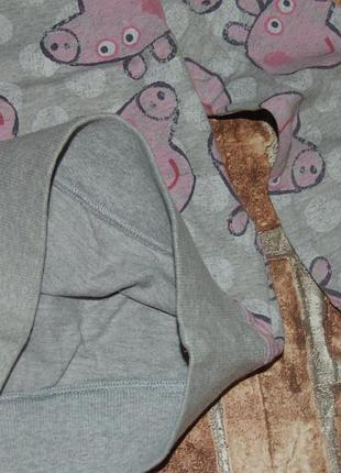 Кофта девочке 3 - 5 лет свитшот пеппа пиг свинка 4