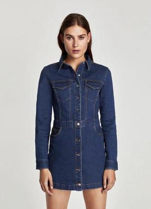 Джинсова сукня фірми зара