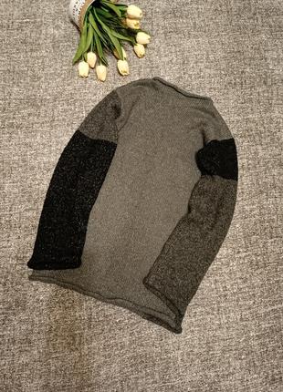 Шерстяной свитер (24%шерсти) /размер l/12.4 фото