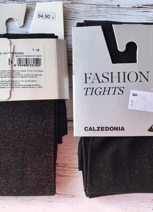 Calzedonia fashion tights плотные колготки с люрексовой нитью3 фото