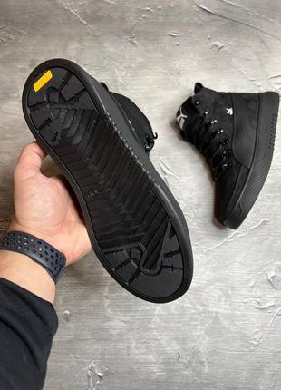 Теплі черевики спортивні,кросівки пума puma шкіряні чорні зимові чоловічі (зима 2022-2023) для чолов5 фото