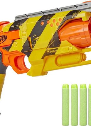 Nerf zombie strike hammershot blaster бластер нерф зомбі страйк хаммершот