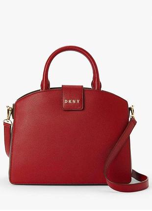 Сумка кожаная dkny clara satchel leather bag r94d8d79 оригинал