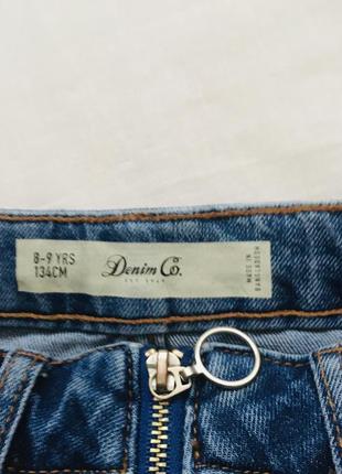 Крутая джинсовая юбка для маленькой модницы!denim co,4 фото