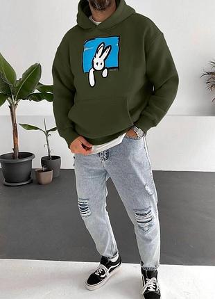 Чоловічий худі на флісі 5