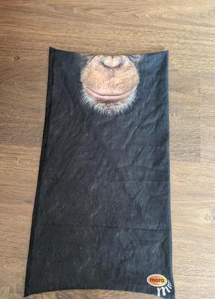 Захисна бандана бафф маска шарф 3d для обличчя - мавпа1 фото