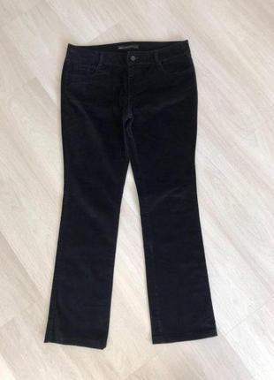 Черные вельветовые джинсы zara basic в хорошем состоянии1 фото