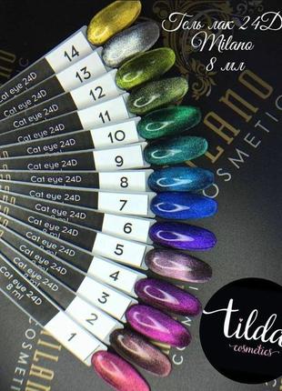 Гель лак 24d milano, 8 мл2 фото