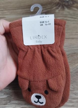 Детские варежки lindex baby 0,6-1y