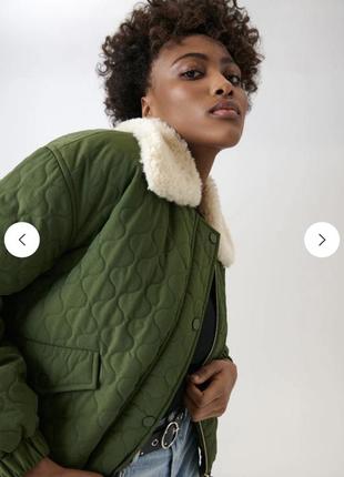 Стёганная куртка sinsay zara stradivarius