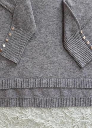 Шикарный,статусный свитшот,пуловер с заклепками и удлиненной спинкой6 фото